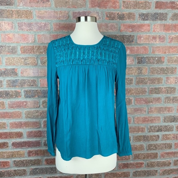 Anthro Meadow Rue Vivie Blouse, Sz S - Picture 2 of 8